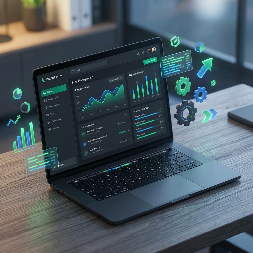 TaskFlow Dashboard Interface